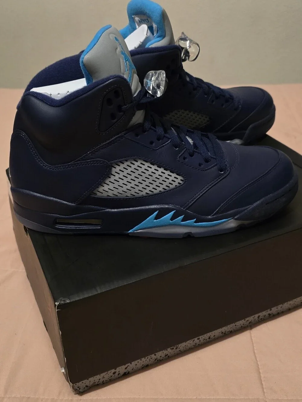 Jordan 5 Retro  Shoes - Navy/Teal